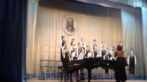 хор "ССМШ при РМК УР" - "Вместе весело шагать по просторам"
