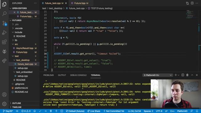 ESP8266 Futures - Part 3/3: Error Handling - Day 36 of #100DaysOfCode in IoT смотреть онлайн