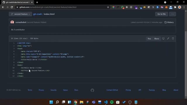 Git & GitHub Practical Crash Course For Beginners | Hindi Tutorial смотреть онлайн