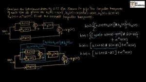 problem on Cascade & Parallel representation of LTI system in signals and systems || EC Academy