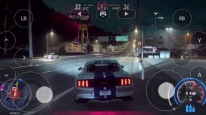 need for speed heat Android, persecución policial en un ford