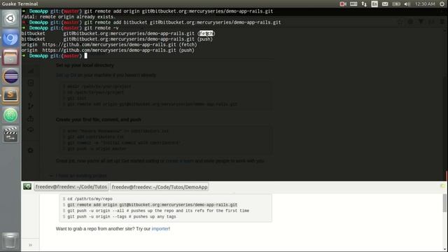 Apprendre à utiliser Git (Github, Bitbucket) - 12 (FIN) - Push vers un dépôt distant (Bitbucket) смотреть онлайн