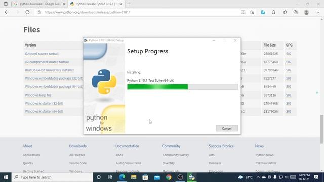 How to install python in windows 10 | Python installation in windows 10
