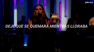 Adele - Set fire to the rain (Traducida al Español)