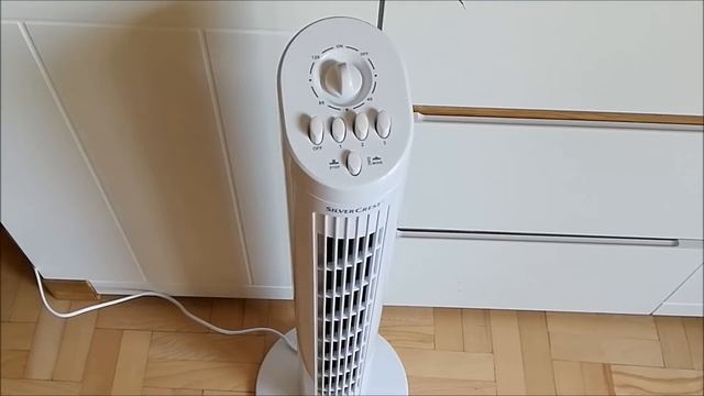 Wentylator kolumnowy SilverCrest Tower Fan STV 50 A1 Lidl смотреть онлайн