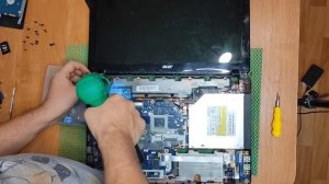 Разборка ноутбука acer aspire e1-571|571g, замена клавиатуры и матрицы, чистка системы охлаждения