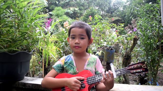 Can't Help Falling in Love - (Ukulele Cover) 9-year old Samantha Mari смотреть онлайн