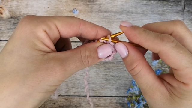 Вяжем спицами. Кайма для вязания платья, ажурного топа, свитера.  Кайма для начала изделия.