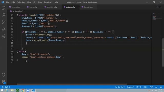 Database (CRUD) Operation with mysql and PHP | Part #1