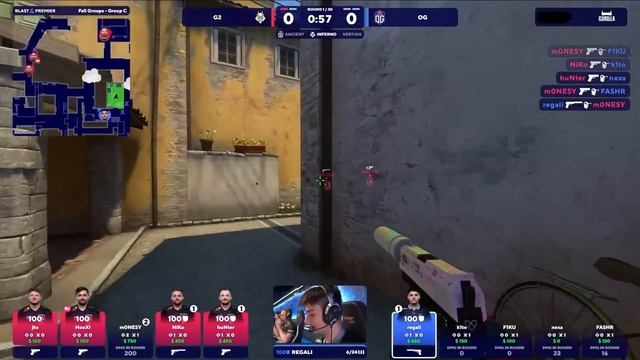 ИДЕАЛЬНАЯ ИГРА ОТ M0NESY!! G2 vs OG - BLAST Premier Fall Groups 2023 - ЛУЧШИЕ МОМЕНТЫ МАТЧА