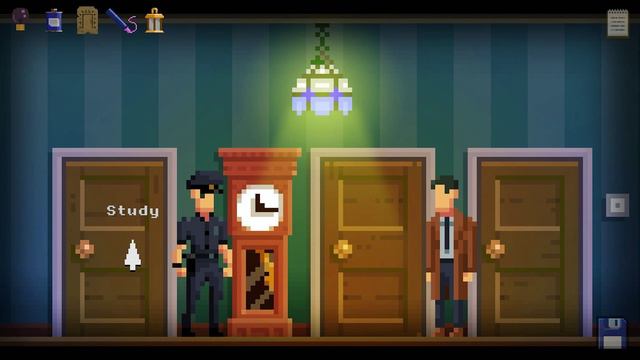 The Darkside Detective - Немного Геймплея - мини-обзор игры на Nintendo Switch