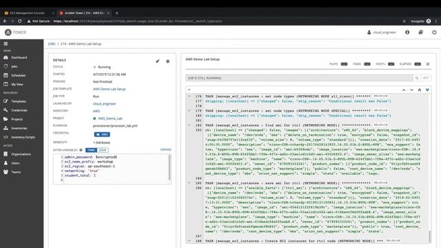 Ansible Tower Lab Provisioning Demo on Amazon Web Services (AWS) смотреть онлайн