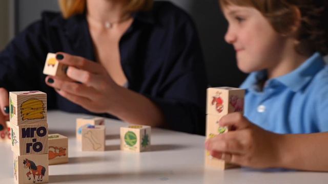 Кубики детские деревянные. ЖИВОТНЫЕ. Ассоциации на кубиках №3. Набор кубиков из дерева для детей смотреть онлайн