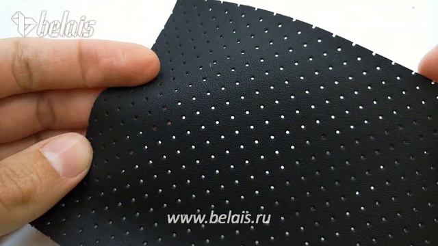 Экокожа на микрофибре «NAPPA Premium» (черная) перфорированная смотреть онлайн
