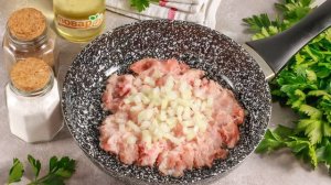 Пшенная каша с фаршем