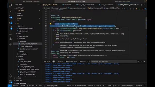 ? Live Session 25: Mastering Firebase Error Handling with Snackbars in Flutter ?️?? | In Hindi