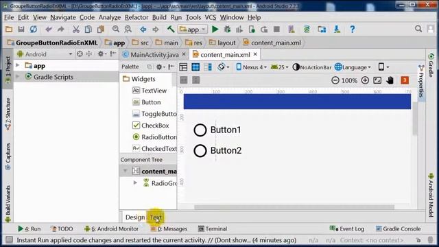 Androis Studio: RadioGroup En XML смотреть онлайн