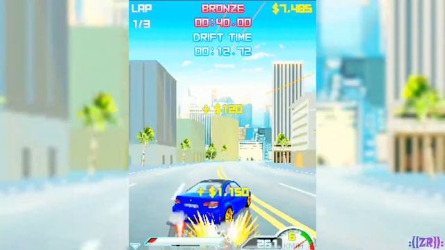 Asphalt 4 Elite Racing Gameplay (J2ME HD Java): Beverly Hills & Paris Races (Nissan GTR & BMW M3) смотреть онлайн