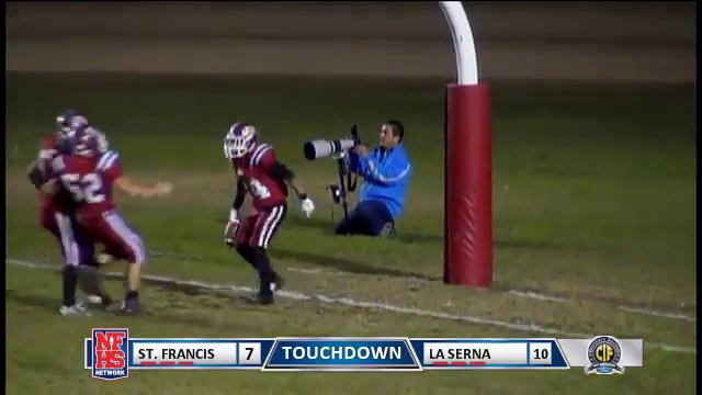 La Serna RB Garcia Anthony rushes for a 38 yard TD