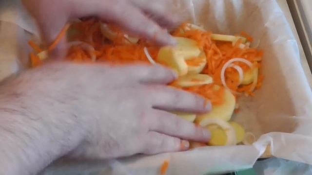 Скумбрия с картошкой в духовке