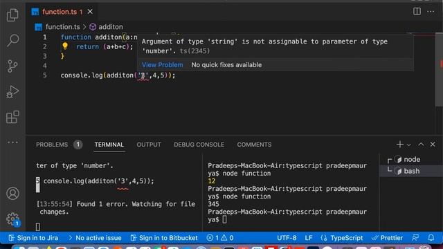 TypeScript Functions | Anonymous Function | Optional params | Typescript in [Hindi] 2022 |  Part-8
