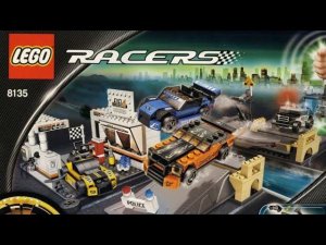 ЛЕГО ГОНКИ ПО РАЗВОДНОМУ МОСТУ! - Обзор на Lego racers 8135