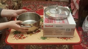 Видеообзор на кастрюлю с крышкой Tefal Duetto+, 2,7 л (G7194455)