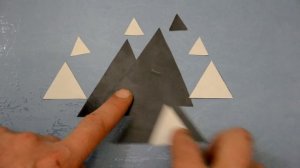 Задача на бумаге: Сколько треугольников • Решение • Загадка головоломка.