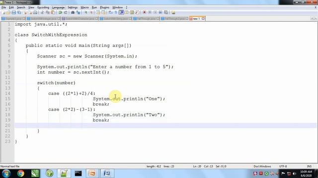 Part 6 Switch With Expression in Java Programming