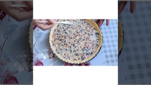 пирог с курогой, изюмом и грецким орехом