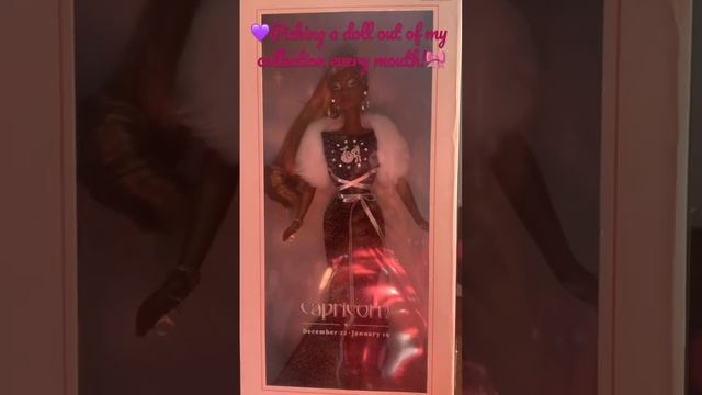 ?Picking a doll out of my collection every mouth!? (Barbie) January.