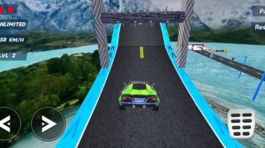 gt car stunts 3D game - GT car racing and stunting on mega ramp - android gameplay