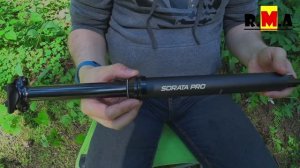 дроппер SATORI sorata PRO - регулируемый, пневматический, подседельный штырь (made in china)
