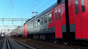 "Бывший Домодедовский РЭКС!" Электропоезд ЭД4М-0397 на Горьковском направлении