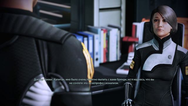 Mass Effect 2: Legendary Edition (Сложность БЕЗУМИЕ ) - |24| Беседы на корабле.