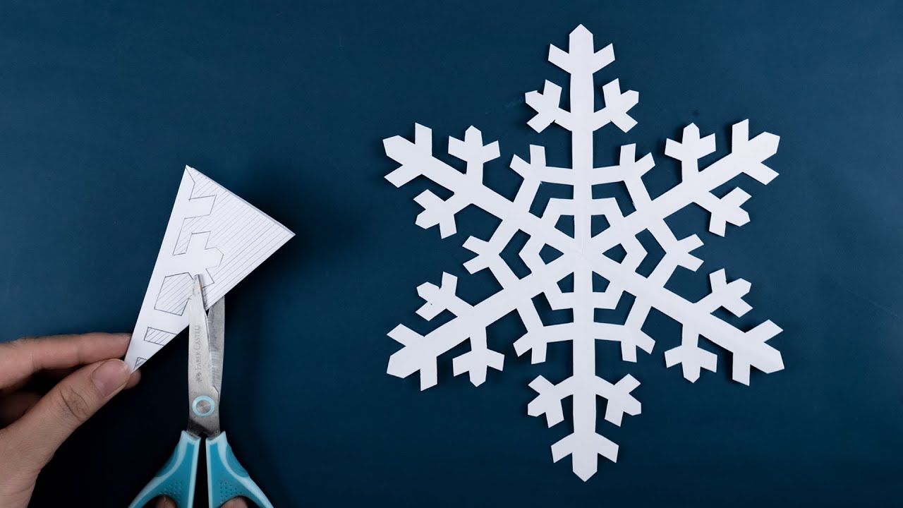 Бумажные снежинки #07 - Как сделать снежинки из бумаги - Рождественский декор