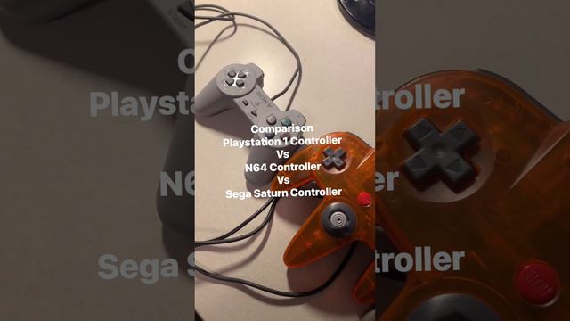 COMPARISON: PlayStation Controller vs N64 Controller vs Sega Saturn Controller