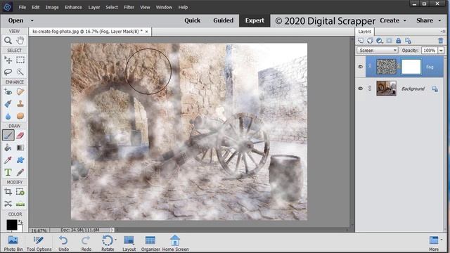 How to Create a Dramatic Effect with Fog (Photoshop & Photoshop Elements) смотреть онлайн