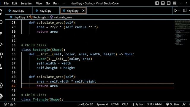 Master OOP Question-Solving with Python: DAY43 | Hierarchical Inheritance | OOPS QUESTIONS #day43