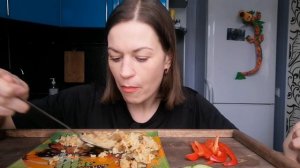 МУКБАНГ ПЛОВ/MUKBANG HALK FAMILY ЕДА НА КАМЕРУ