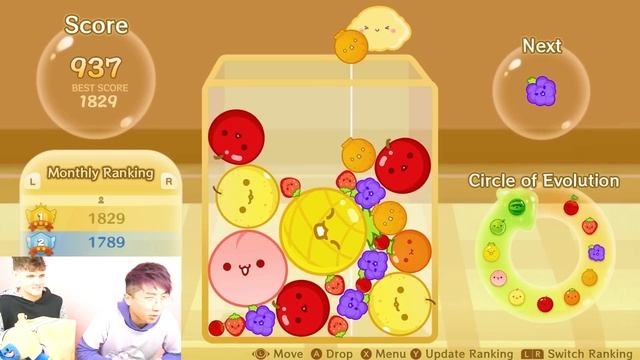 LANKYBOX Plays WORLD'S HARDEST GAME...!? (SUIKA GAME) смотреть онлайн