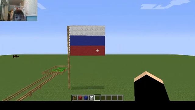 Как сделать ФЛАГ РОССИИ в Майнкрафте в любой версии!