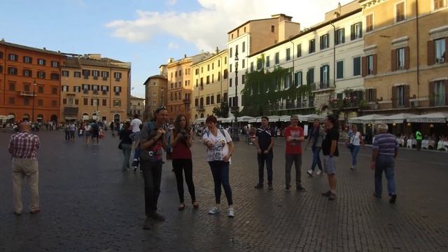 Walk around Rome Italy. [4K] Piazza San Pietro - Piazza Navona - Piazza del Popolo. смотреть онлайн