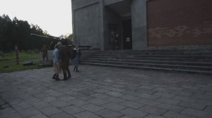 Театрализованная постановка, посвященная началу Великой Отечественной войны. Полоцк.