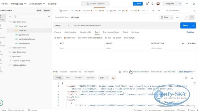 How to Fix 500 Internal Server Error in Postman | How to Handle 500 Internal Server Error #postman