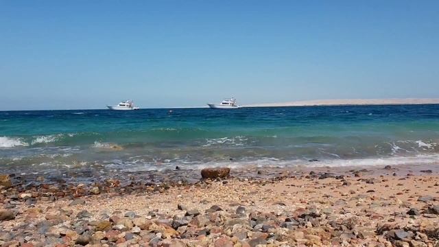 Хургада. Египет. Красное море. Шум моря.
