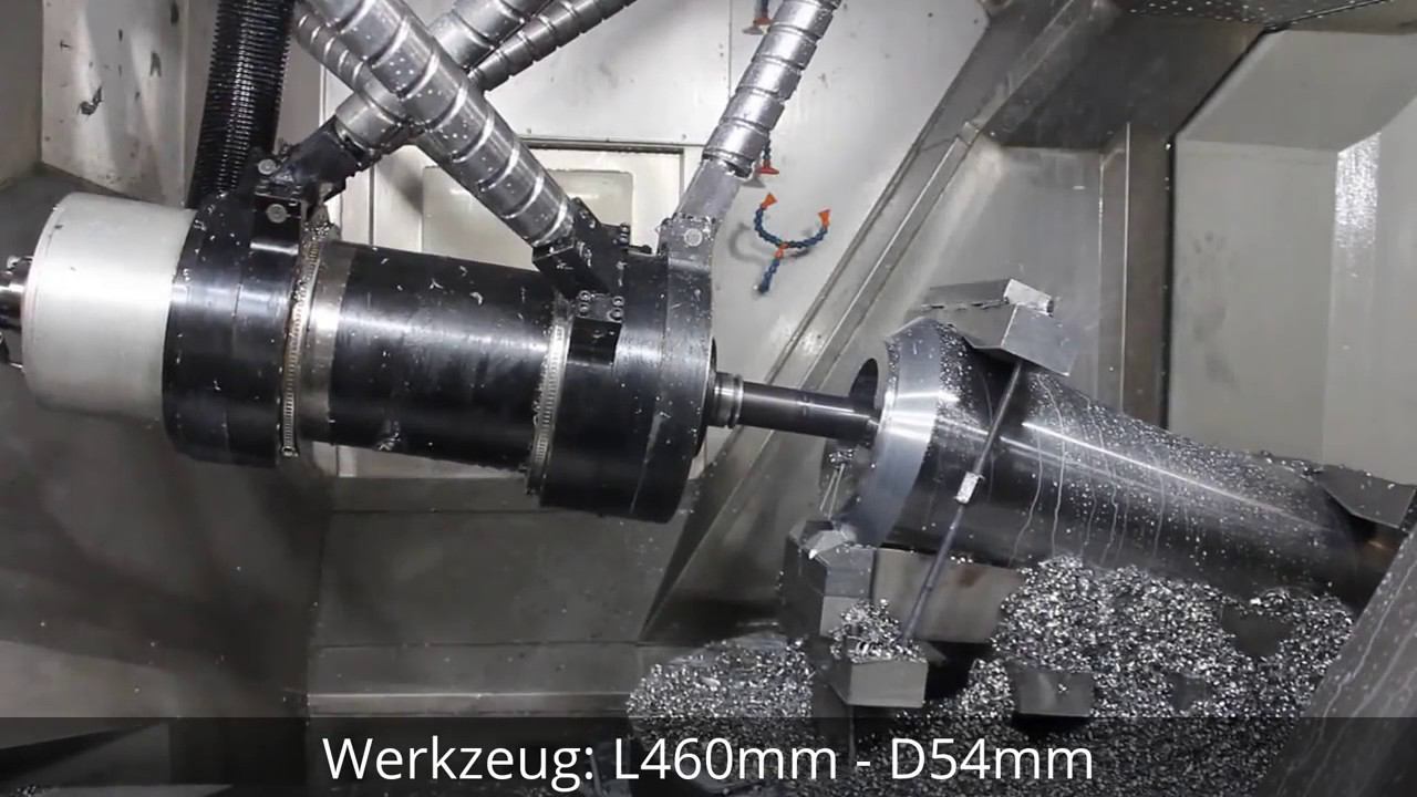 6 осевая обработка сложного отверстия на Metrom P1423
