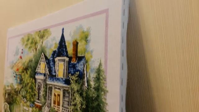 домик с синей крышей в процессе оформления)) часть1)) смотреть онлайн