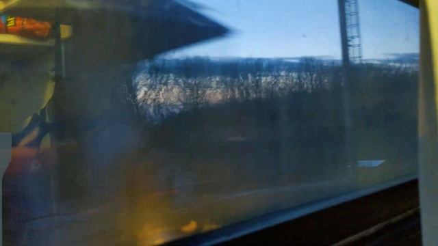 Участок Киев - Гребенка - Шевченко  из окна 148 поезда под стук колес
