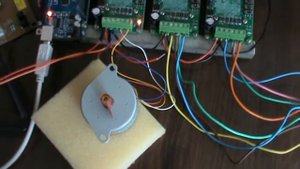 Arduino Uno, пдключение шагового двигателя M49SP1,M49SP2NK. Драйвер ТВ6560(продолжение)